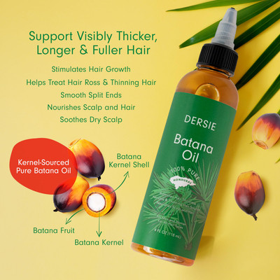 Botana Oil For Hair Growth – 100% Pure Batana Oil, Organic, Dr Sebi Inspired, 4.23 Oz, Damage Control & Strengthening 11 thumbnail image