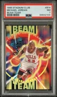 1995 TOPPS STADIUM CLUB BEAM TEAM #B14 MICHAEL JORDAN PSA 7