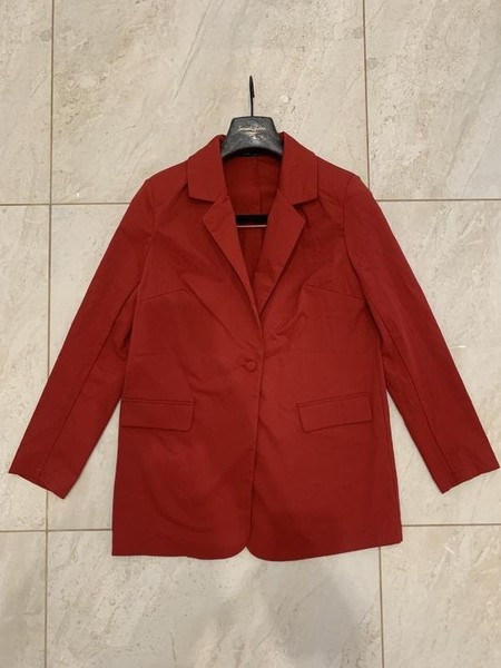 Women Shein Blazer Red S