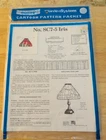 Vintage Worden System Stained Glass Lamp Pattern SC7-5 Iris Tiffany Style