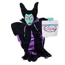 Vintage Disney Store Sleeping Beauty Maleficent Bean Bag 11" Plush New w/ Tag