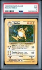 1999 POKEMON BASE SET UNLIMITED #14 RAICHU-HOLO PSA 7