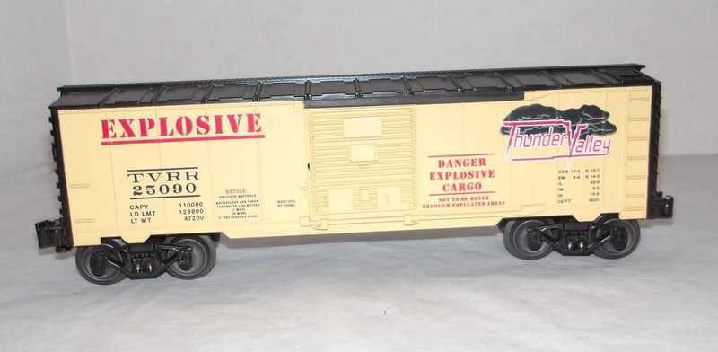 Lionel O Gauge Thunder Valley Safety Box Car