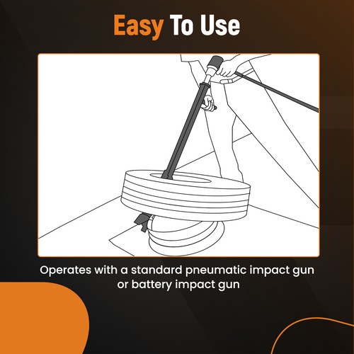 Universal Tire Mount and Demount, Tire Changing Removal Tool for 10"-24" Tire - Picture 2 of 18