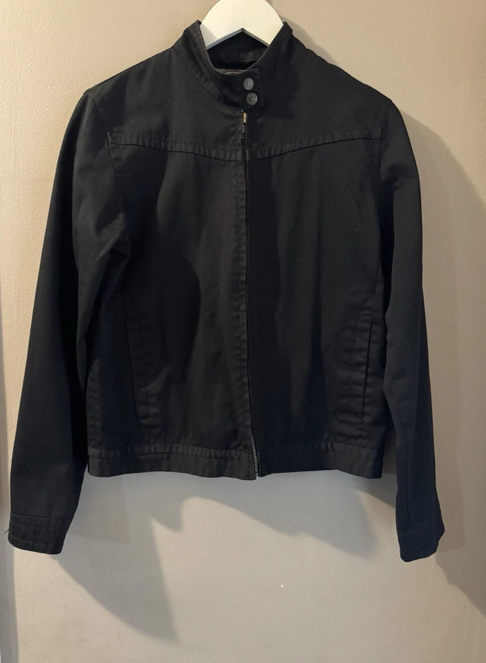 Volcom Frochickie Jacket Womens Size Large Black Khaki Motorcycle - Image 2 of 4