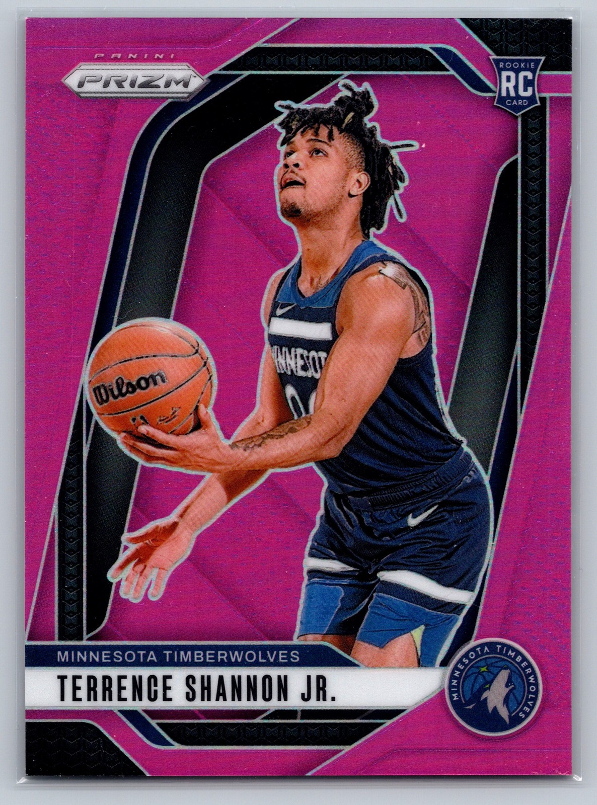 2024-25 Panini Prizm #224 Terrence Shannon Jr. Pink Prizm /249