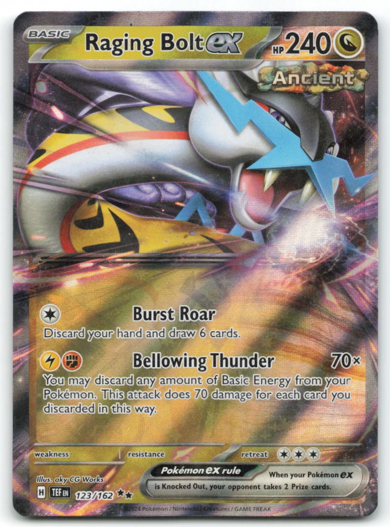 Raging Bolt ex - Double Rare SV05: Temporal Forces 123/162 NM