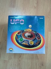 NOS VINTAGE TIN LITHO SUPER BLOWING BALL SERIES II UFO BATTERY OPERATED WORKS