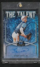 2019 Leaf Valiant The Talent /25 Navy Blue Bobby Witt Jr Auto ROOKIE KC Royals