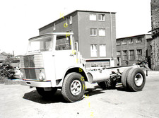 Negatyw 8x11 cm - HENSCHEL CIĘŻARÓWKA HS 16 TS, pokaz w Kassel 1961 (2107)