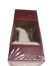 NEW VTG Lenape Carrousel Porcelain Robe Hook Made In USA 423 Bone