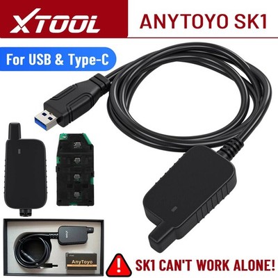XTOOL AnyToyo SK1 Key Fob Programmer Fit For Toyota 8A 4A For KC501+D8S/PAD3