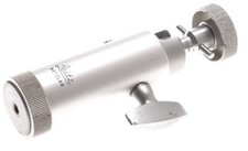 LEITZ SILVER CHROME TRIPOD BALL HEAD TILTING JOINT LEVELING CAMERA ADAPTER USED