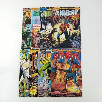 Airboy #9 10 11 25 26 27 28 29 Lot VF/NM (1986 Eclipse Comics)
