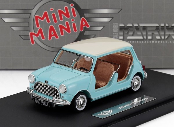 Matrix 1/43 Statisches Modellauto Mini Beach Car 1962 Blau Modellbau Massstab...-image