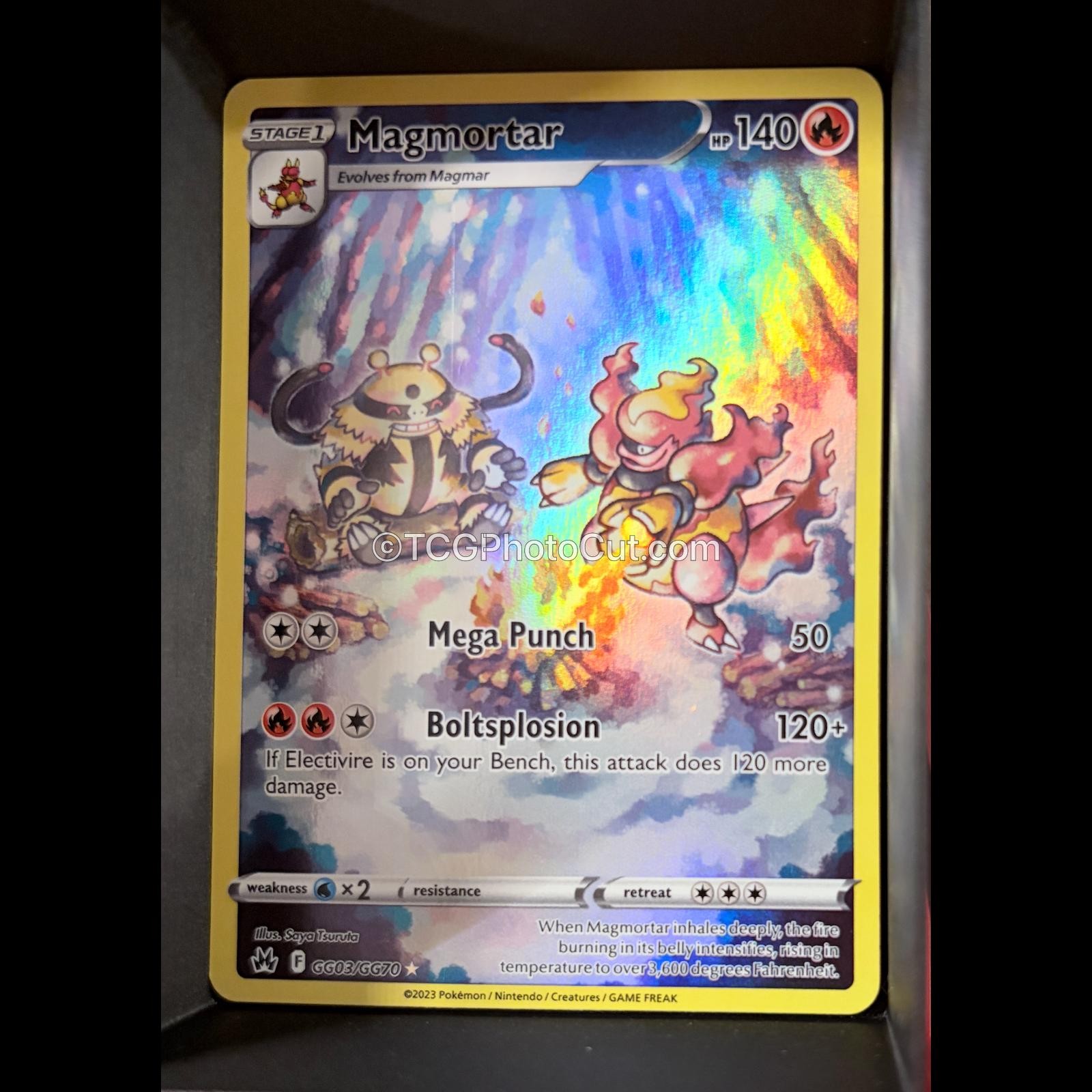 Crown Zenith Galarian Gallery MAGMORTAR GG03/GG70 Holo Pokemon NM