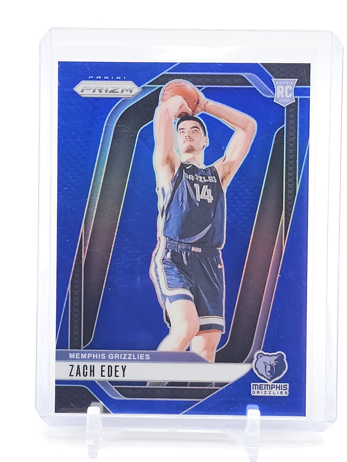 ZACH EDEY 2024-25 PRIZM BLUE ROOKIE #249 GRIZZLIES /199 Q4832