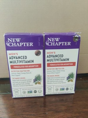 2 Of Men'S Multivitamin AdvancedFormulafor Stress,Brain,Immune,Heart & Energy...