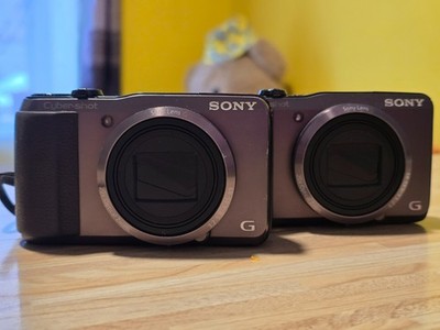 Set 2 Sony Cyber-shot DSC-HX20V Digital Camera  For Parts or repair