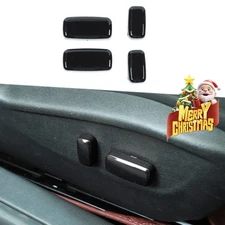 Black Electric Seat Adjust Handle Switch Button Trim Cap Cover For Camaro 10-15