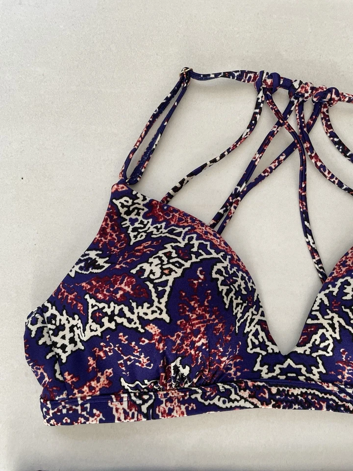 Traje de baño bikini Athleta Swim para mujer talla S/M Aqualuxe estampado multicolor traje de baño Foto 2 de 4