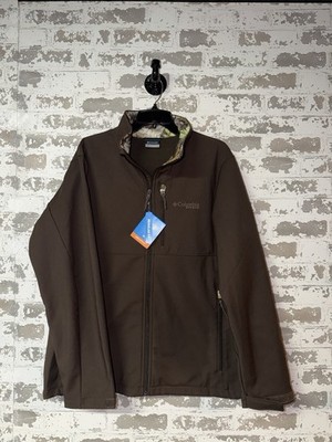 NWT! Columbia Men's PHG Ascender II Softshell Jacket - Brown Size Large