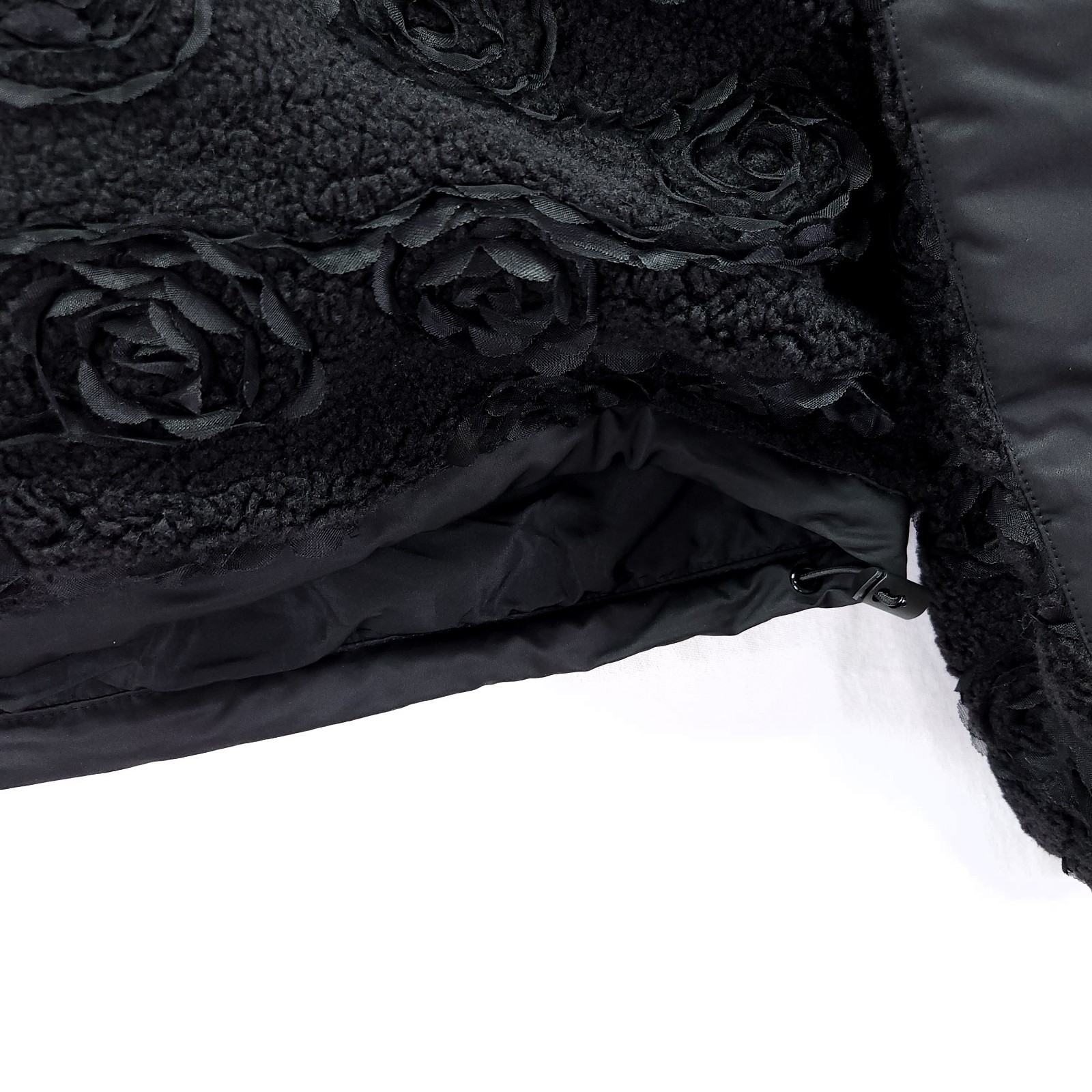 Sofie the Label Black Rose Jacket Small Half Zip … - image 11