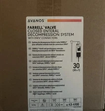 Farrell Valve Closed Decompression bags ENFit 43-4100 Box Of 30 bags