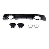 Heckdiffusor Schwarz Glanz Komplett+ Blenden FüR Audi TT 8S FV Ab 2014 Kein RS
