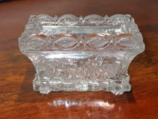 Boston And Sandwich Lacy Glass Salt Dip CHARIOT