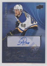 2021-22 Upper Deck Ovation Praised Rookie Penmanship Scott Perunovich Auto p6b