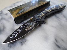 Smokey The Bandit Pontiac Firebird Assisted Open Pocket Knife Folder Blade New Smokey The Bandit Pontiac Firebird Assisted Open Pocket Knife Folder Blade New