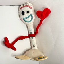Disney Pixar Toy Story Forky Bonnie Fork Plush 18" Repositional Hands Rare Toy
