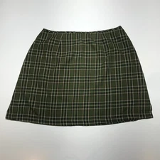 Carolina Colours Skirt Size 20 Plus Green Yellow Plaid Casual School Preppy