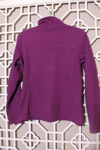 Columbia Jacket Womens S Purple Full Zip Pockets Casual Fleece Colorful Ladies - Picture 2 of 17