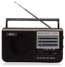 QFX R-3 Retro AM/FM Radio,Black