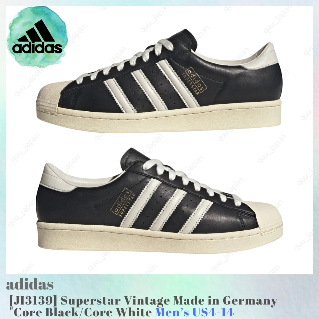 adidas Originals Superstar Vintage Made in Germany Black JI3139