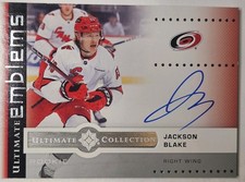 2024/25 Upper Deck Ultimate Emblems Jackson Blake Rookie Auto UER-JB Carolina