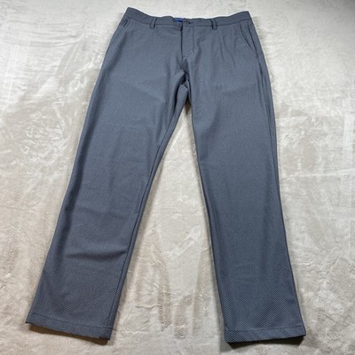 Twillory Men s 36x32 Golf Pants Tailored Fit Gray Technical Performance Fabric
