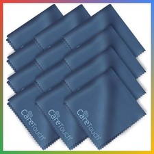 Microfiber Lens Cleaning Cloths 12 Pack Navy For Glasses Screens Lenses
