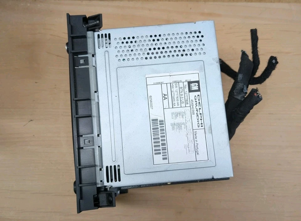 07-11 SAAB 9-3 OEM NAVEGACIÓN PANTALLA MONITOR UNIDAD PRINCIPAL AUDIO SISTEMA DE RADIO Foto 4 de 4