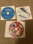 Nintendo Wii 3 Game Lot Wii Sports,sports Resort new Super Mario Discs Resurface