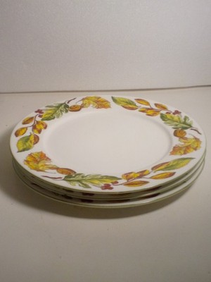 American Atelier  Pilgrims Harvest  Dinner Plate Lot of 3 (2 Sets Ava.)