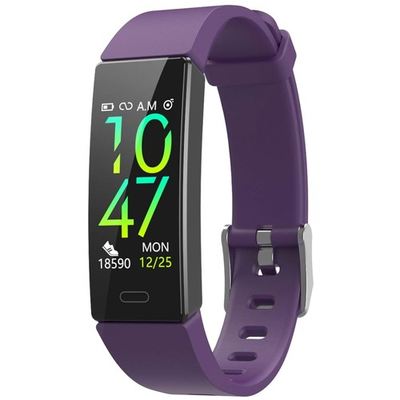 #ad Heart Rate Monitor Blood Pressure Purple Fitness Tracker $45.89