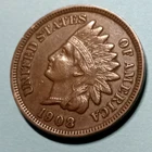 ■ 1908 INDIAN PENNY ONE CENT ☐ XF