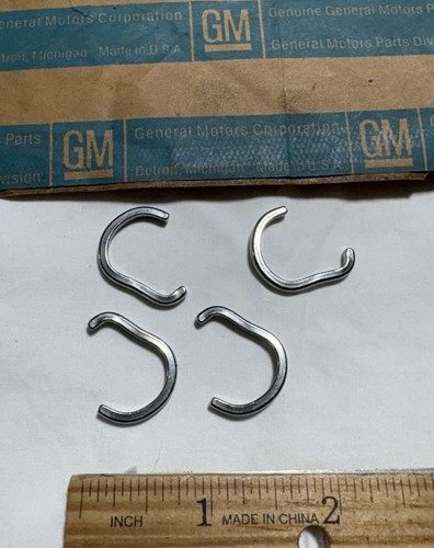 NOS Chevrolet 1964-1966 Chevy Steering Wheel Rim Trim Chrome Rings (4) #9740637 - Picture 5 of 8