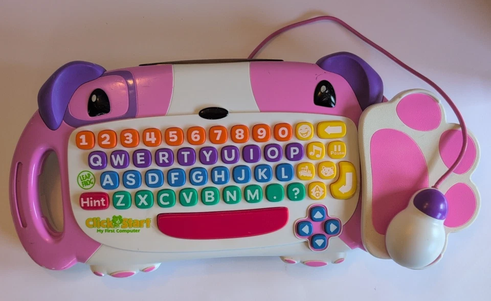 LeapFrog Clickstart My First Computer W/ Controller Console 1 Game Tested Works - Image 3 of 4