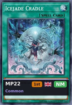 Icejade Cradle MP22-218 1st Edition NM EN Yu-Gi-Oh