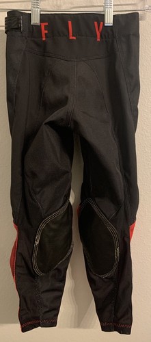 Fly Kinetic Racing Pants K221 Red/Black Size 20 Unisex Kids - Picture 2 of 11