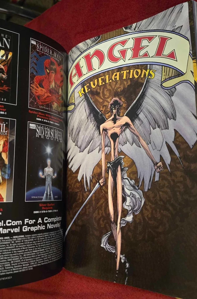 X-Men Revelations - Angel ~ Novela Gráfica TPB ~2008~ Casi Nuevo- ~ Increíble Arte Interior Foto 3 de 4